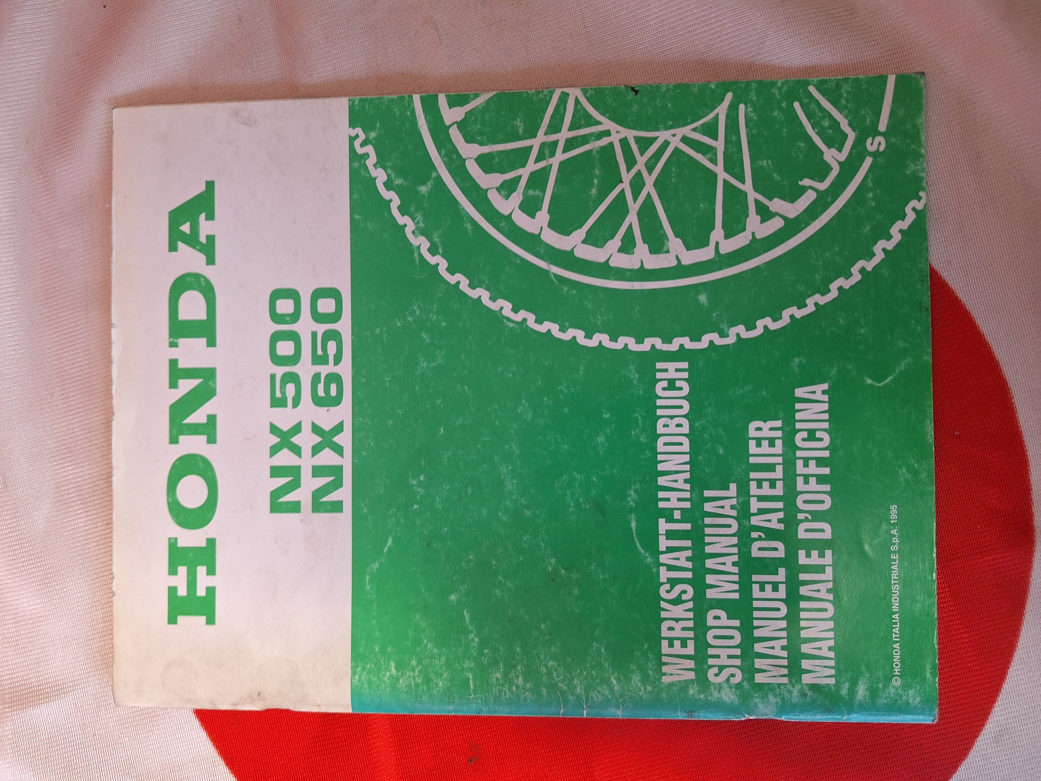 Picture of Werkstatthandbuch Nachtrag Honda  NX500 650